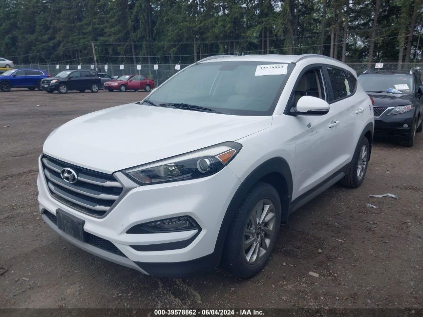 2017 Hyundai Tucson Eco VIN: KM8J3CA21HU342165 Lot: 39578862