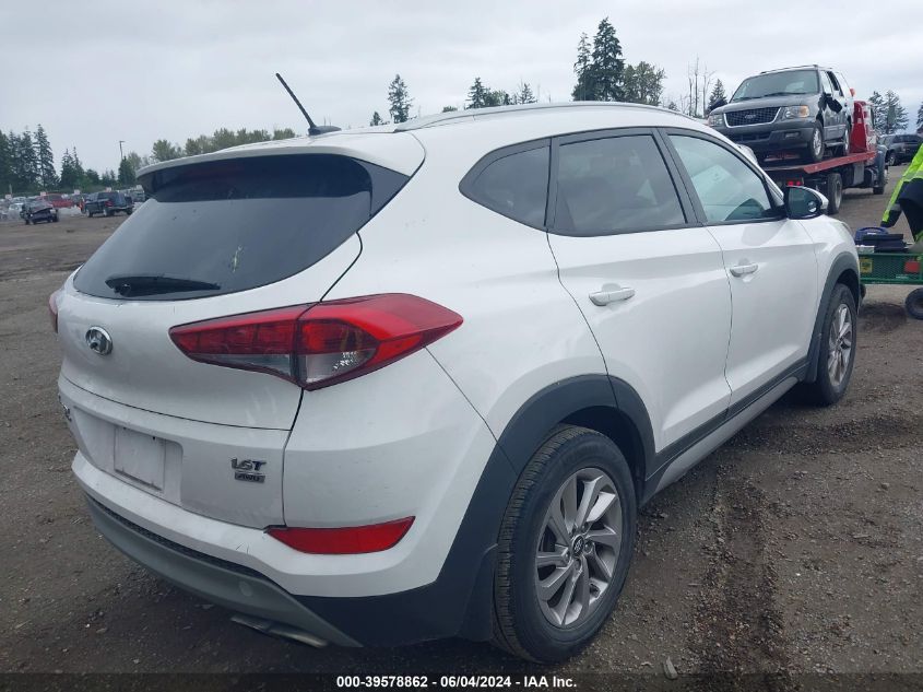 2017 Hyundai Tucson Eco VIN: KM8J3CA21HU342165 Lot: 39578862