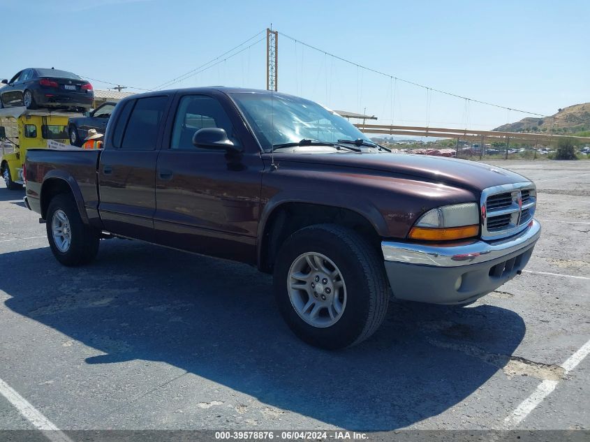 2004 Dodge Dakota Quad Slt VIN: 1D7HL48N54F690894 Lot: 39578876