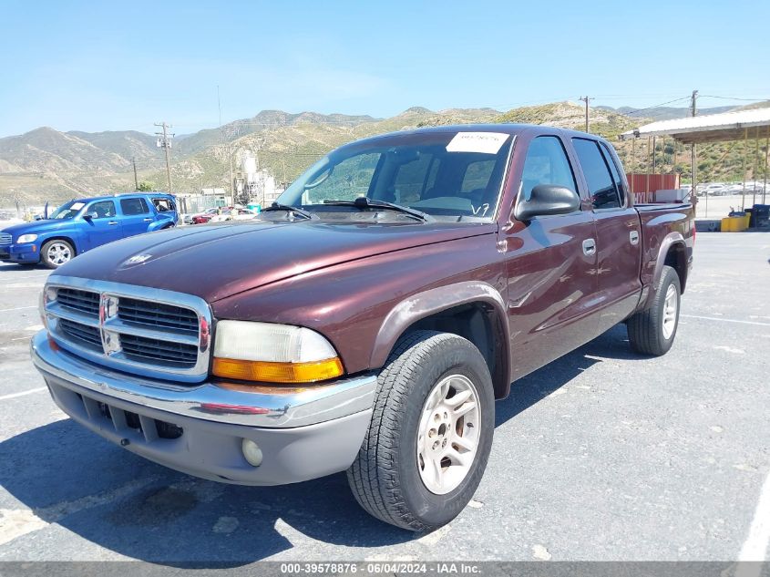 2004 Dodge Dakota Quad Slt VIN: 1D7HL48N54F690894 Lot: 39578876