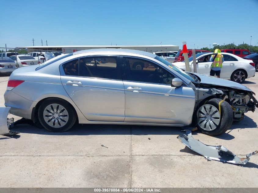 2009 Honda Accord 2.4 Lx VIN: JHMCP263X9C013256 Lot: 39578884