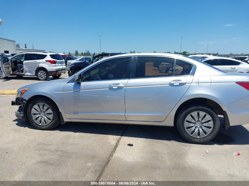 2009 Honda Accord 2.4 Lx VIN: JHMCP263X9C013256 Lot: 39578884