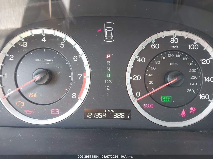 2009 Honda Accord 2.4 Lx VIN: JHMCP263X9C013256 Lot: 39578884