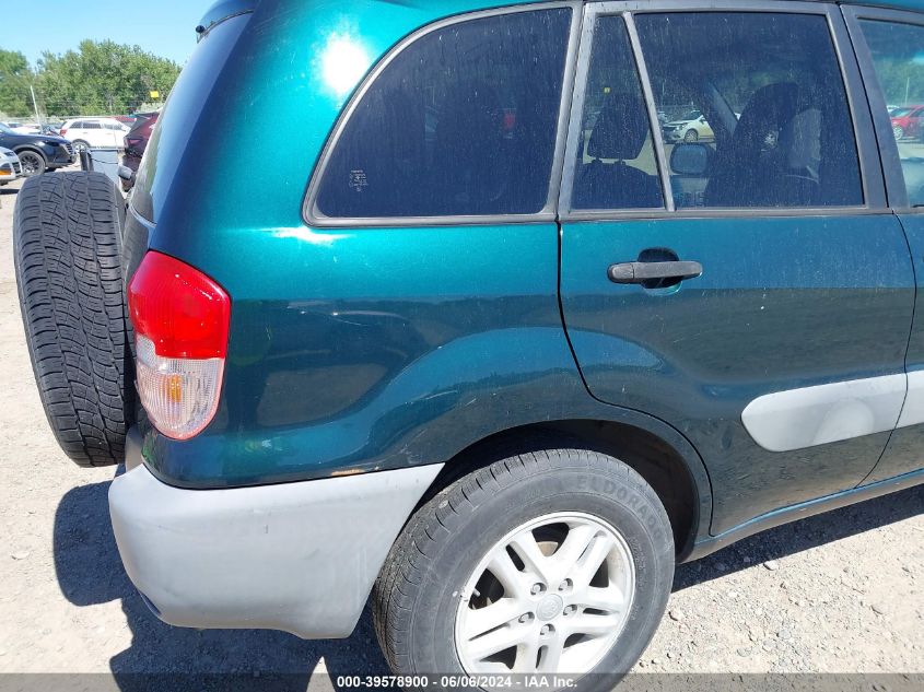 2001 Toyota Rav4 VIN: JTEHH20VX10122008 Lot: 39578900