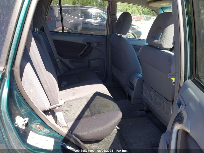 2001 Toyota Rav4 VIN: JTEHH20VX10122008 Lot: 39578900