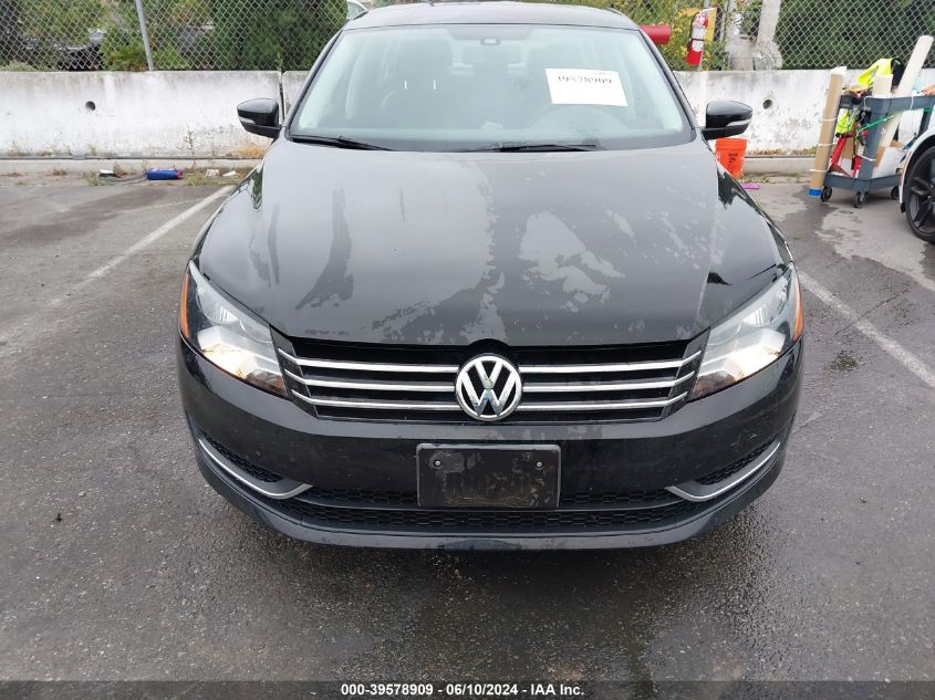 2013 Volkswagen Passat 2.5L Wolfsburg Edition VIN: 1VWAP7A33DC141549 Lot: 39578909