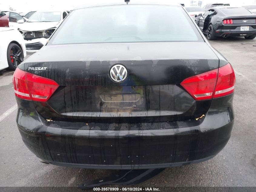 2013 Volkswagen Passat 2.5L Wolfsburg Edition VIN: 1VWAP7A33DC141549 Lot: 39578909