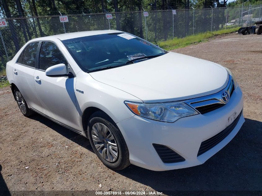 2013 Toyota Camry Hybrid Le VIN: 4T1BD1FK9DU080128 Lot: 39578918