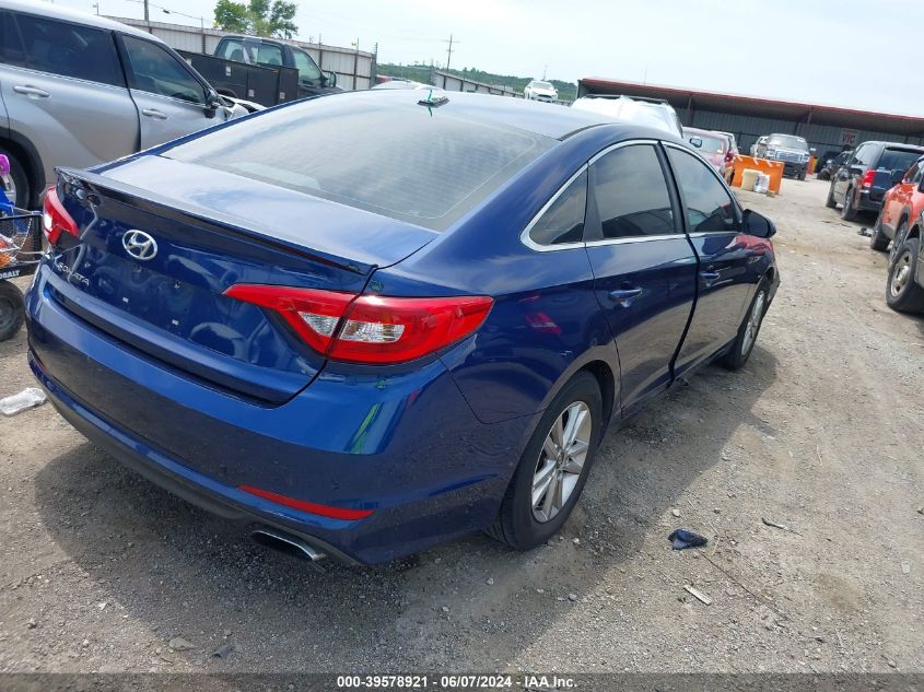 2016 Hyundai Sonata Se VIN: 5NPE24AF4GH375607 Lot: 39578921