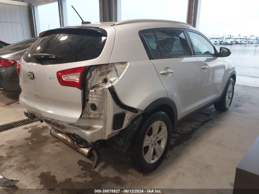 2013 Kia Sportage Lx VIN: KNDPBCA21D7477656 Lot: 39578927