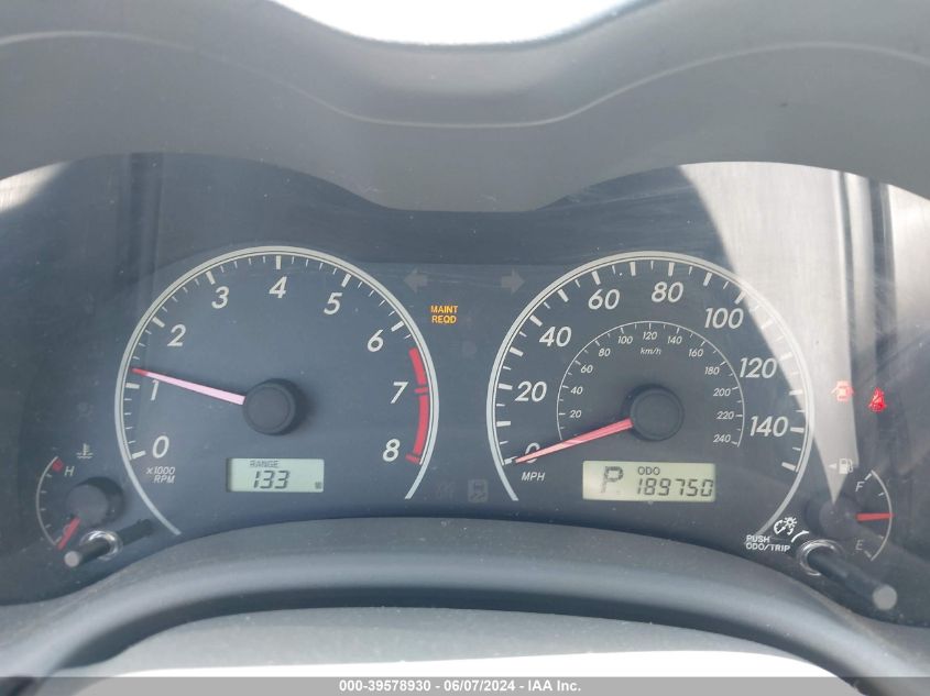 2010 Toyota Corolla Le VIN: JTDBU4EE8AJ062976 Lot: 39578930