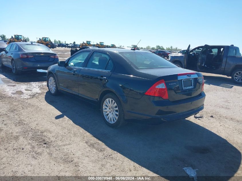 2010 Ford Fusion Hybrid VIN: 3FADP0L36AR132920 Lot: 39578948