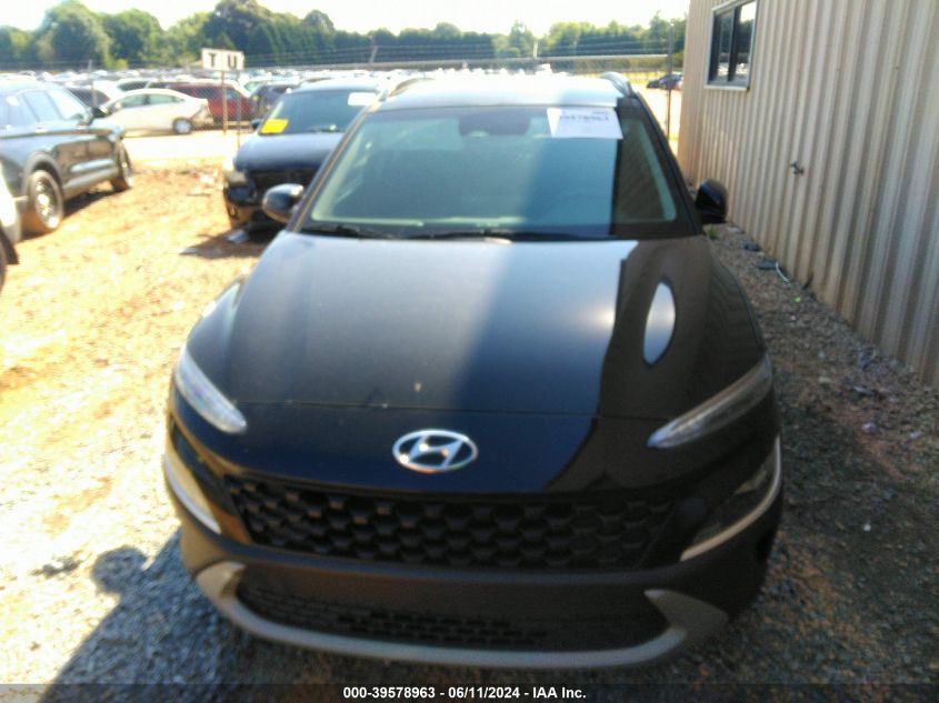 2022 Hyundai Kona Sel VIN: KM8K62AB5NU900665 Lot: 39578963