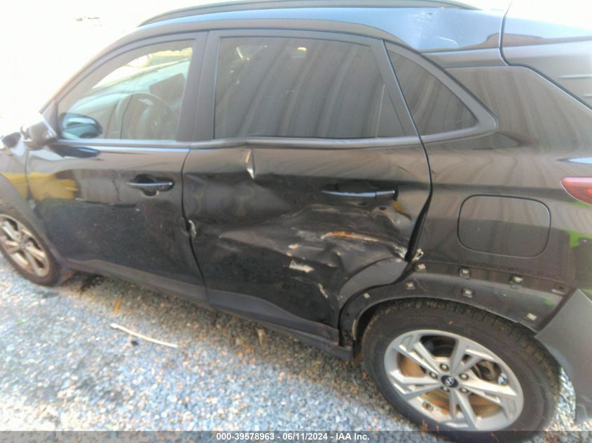 2022 Hyundai Kona Sel VIN: KM8K62AB5NU900665 Lot: 39578963