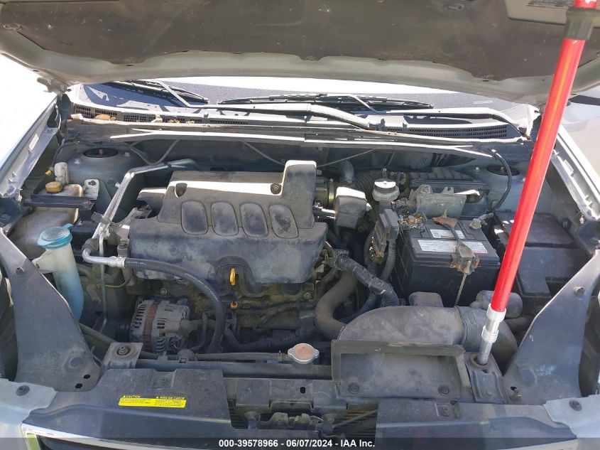 2010 Nissan Sentra 2.0S VIN: 3N1AB6AP7AL660704 Lot: 39578966