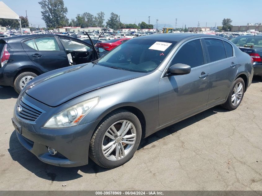 2013 Infiniti G37X VIN: JN1CV6AR2DM763945 Lot: 39578969