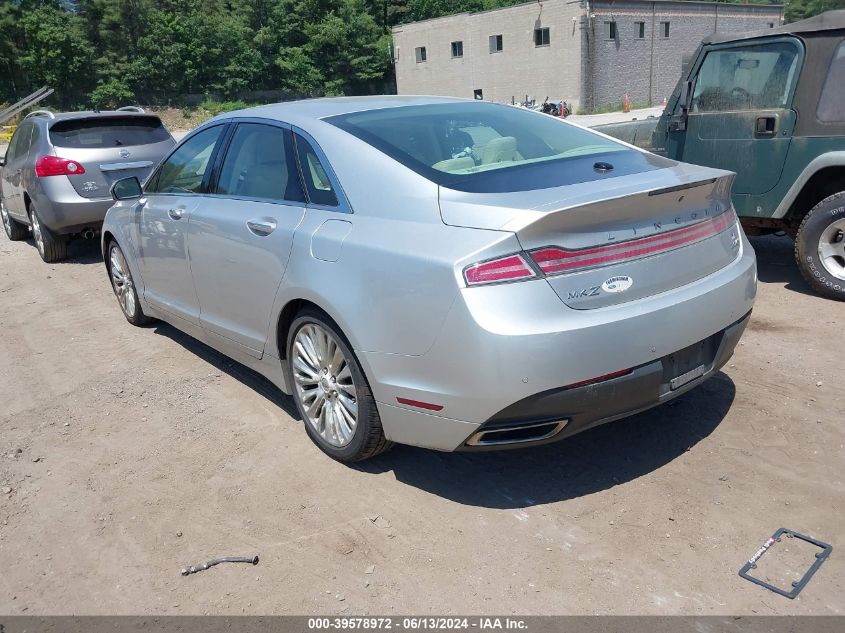 2014 Lincoln Mkz VIN: 3LN6L2J91ER826126 Lot: 39578972