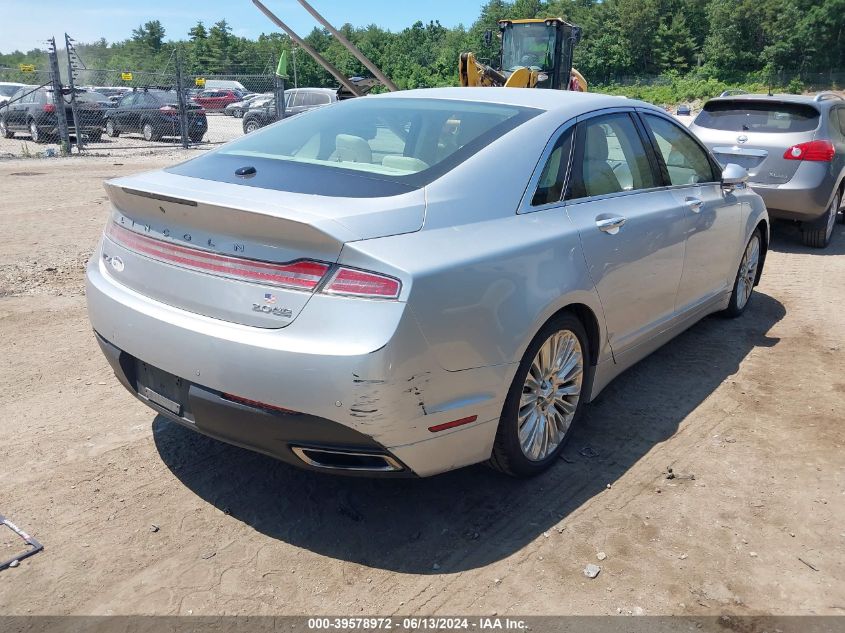 2014 Lincoln Mkz VIN: 3LN6L2J91ER826126 Lot: 39578972