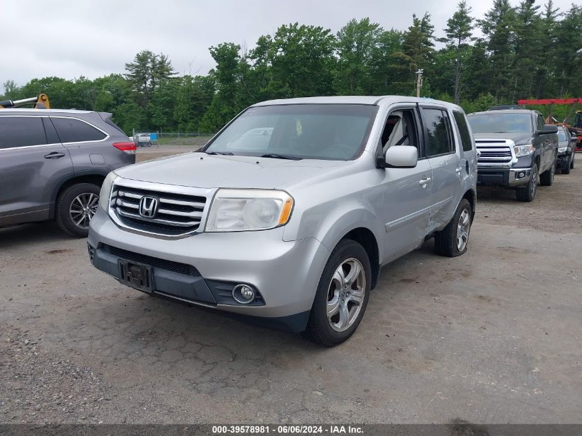 2012 Honda Pilot Ex VIN: 5FNYF4H42CB076843 Lot: 39578981