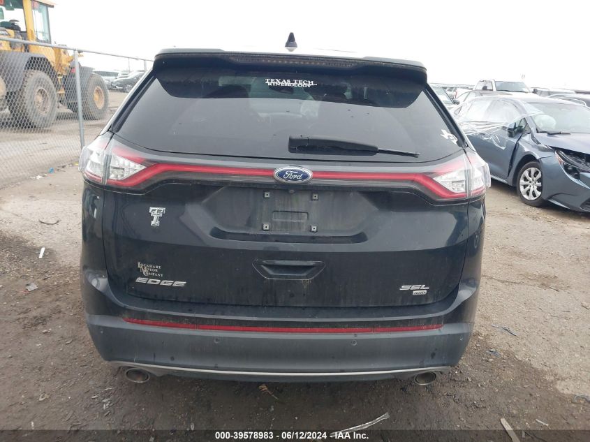 2017 Ford Edge Sel VIN: 2FMPK4J82HBB29805 Lot: 39578983