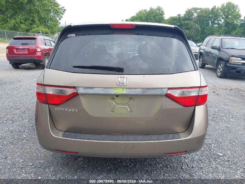 2012 Honda Odyssey Ex-L VIN: 5FNRL5H61CB112087 Lot: 39578990