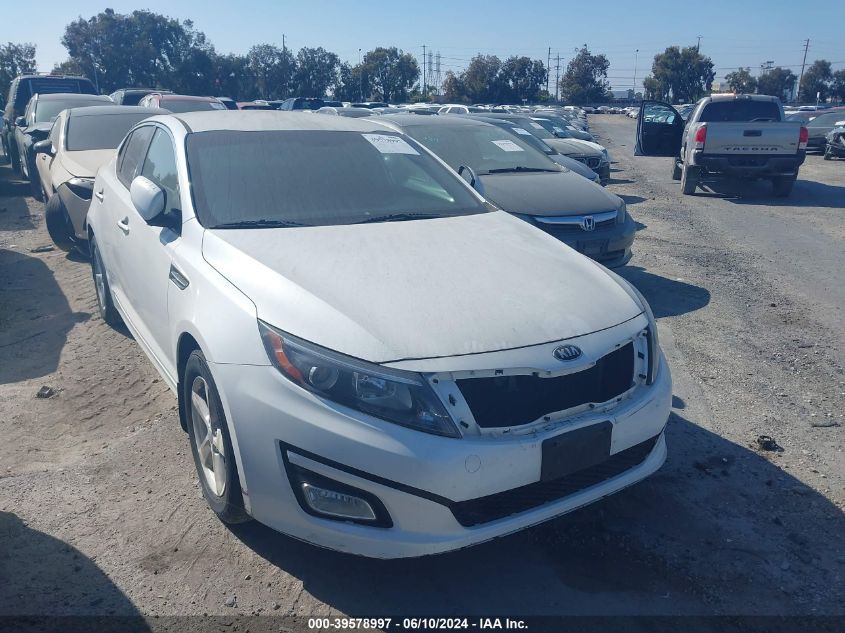 2014 Kia Optima Lx VIN: KNAGM4A77E5476114 Lot: 39578997