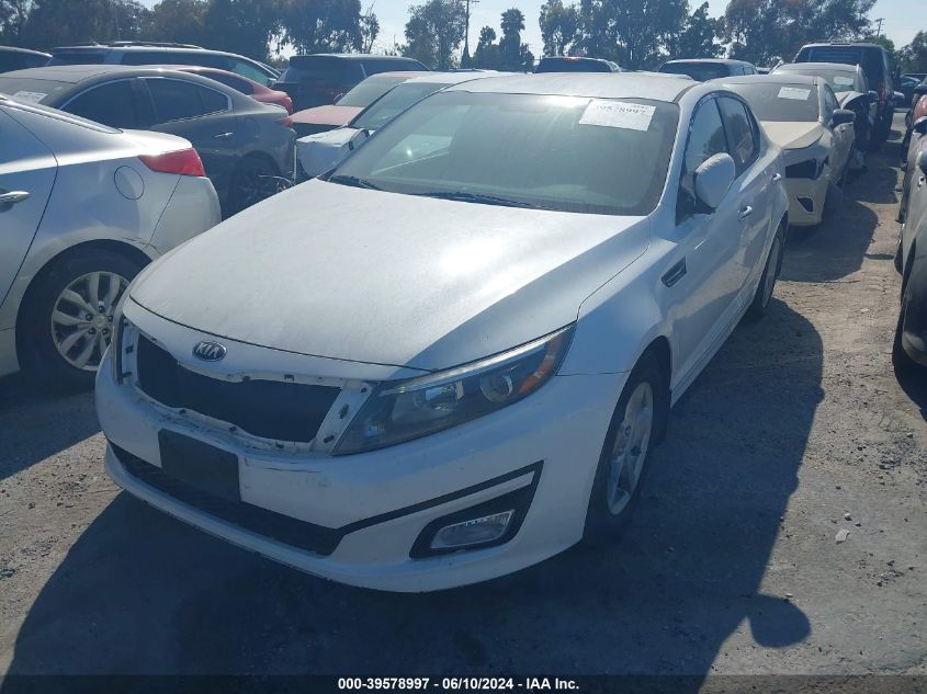 2014 Kia Optima Lx VIN: KNAGM4A77E5476114 Lot: 39578997