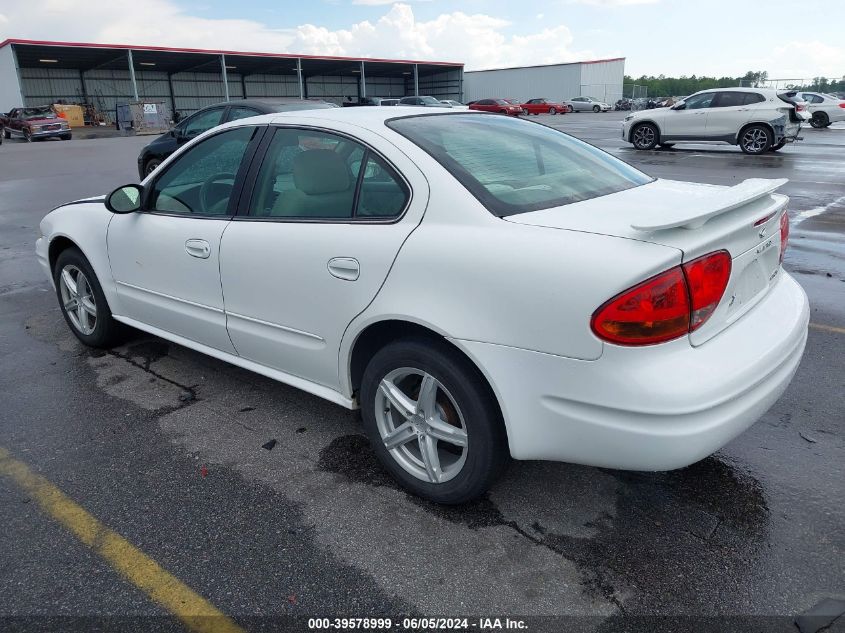 2003 Oldsmobile Alero Gl1 VIN: 1G3NL52F23C195890 Lot: 39578999