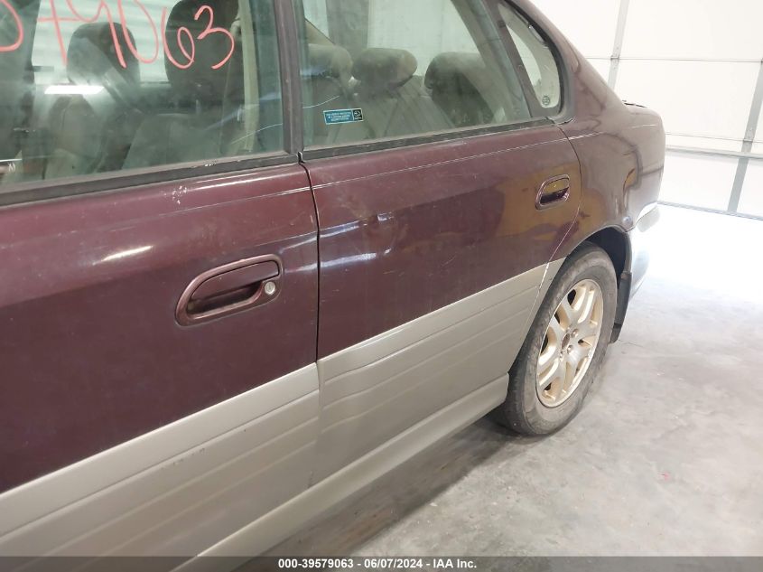 2001 Subaru Outback Limited VIN: 4S3BE686417200748 Lot: 39579063