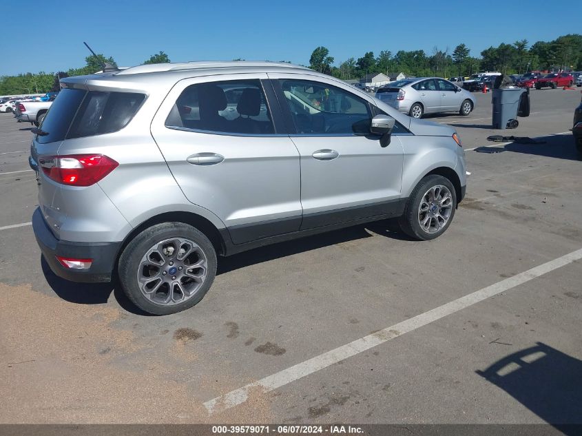 2020 Ford Ecosport Titanium VIN: MAJ6S3KLXLC315071 Lot: 39579071