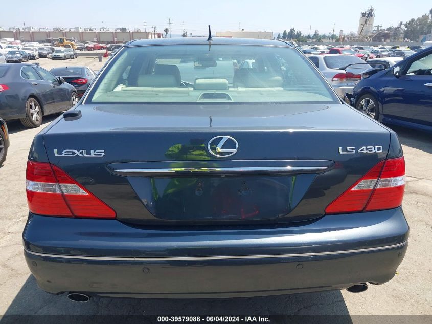 2004 Lexus Ls 430 VIN: JTHBN36F940123890 Lot: 39579088