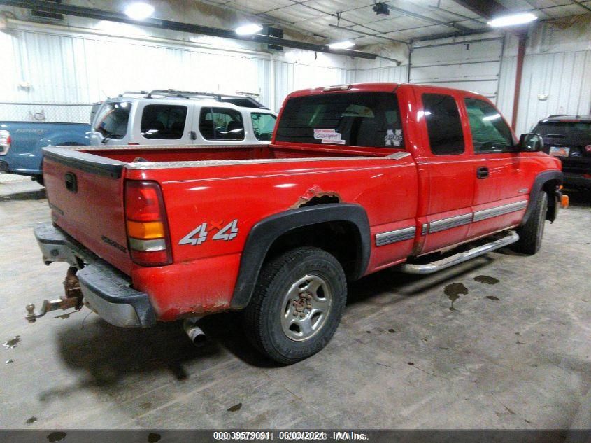 2002 Chevrolet Silverado 1500 Ls VIN: 2GCEK19T721252743 Lot: 39579091