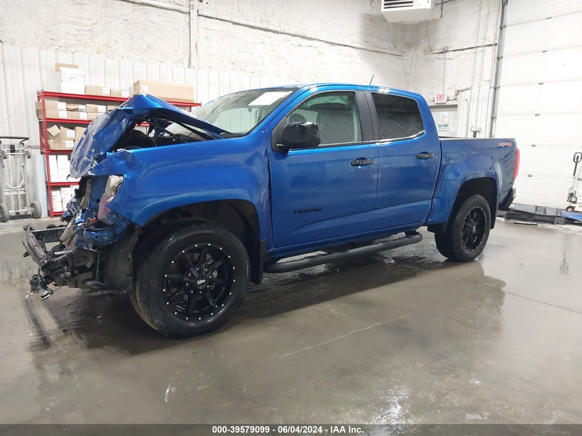 VIN 1GCGTCEN0K1110166 2019 CHEVROLET COLORADO LT