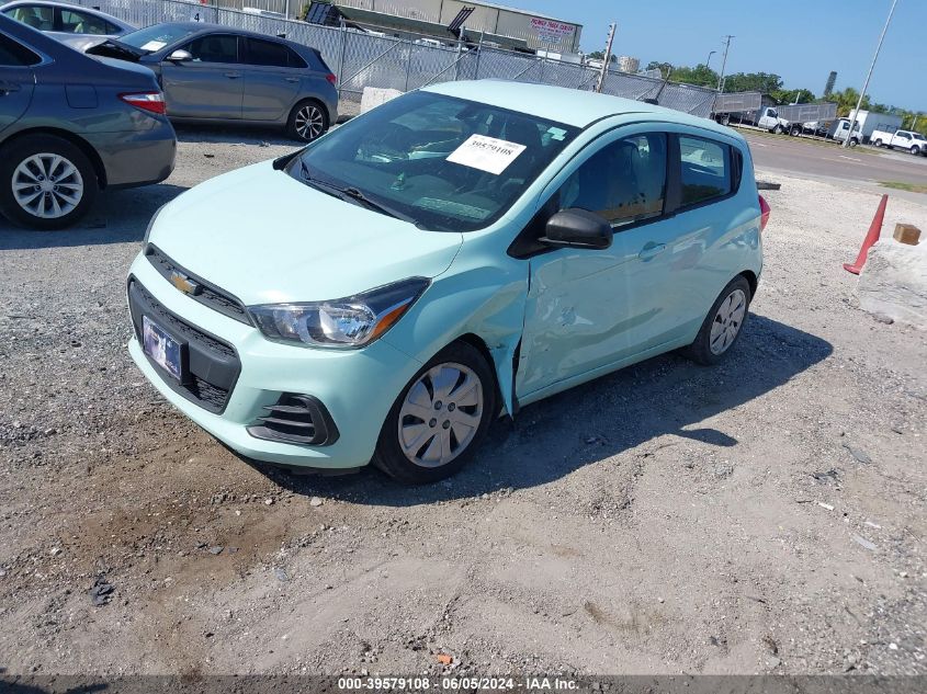 2017 Chevrolet Spark Ls Cvt VIN: KL8CB6SA5HC789877 Lot: 39579108