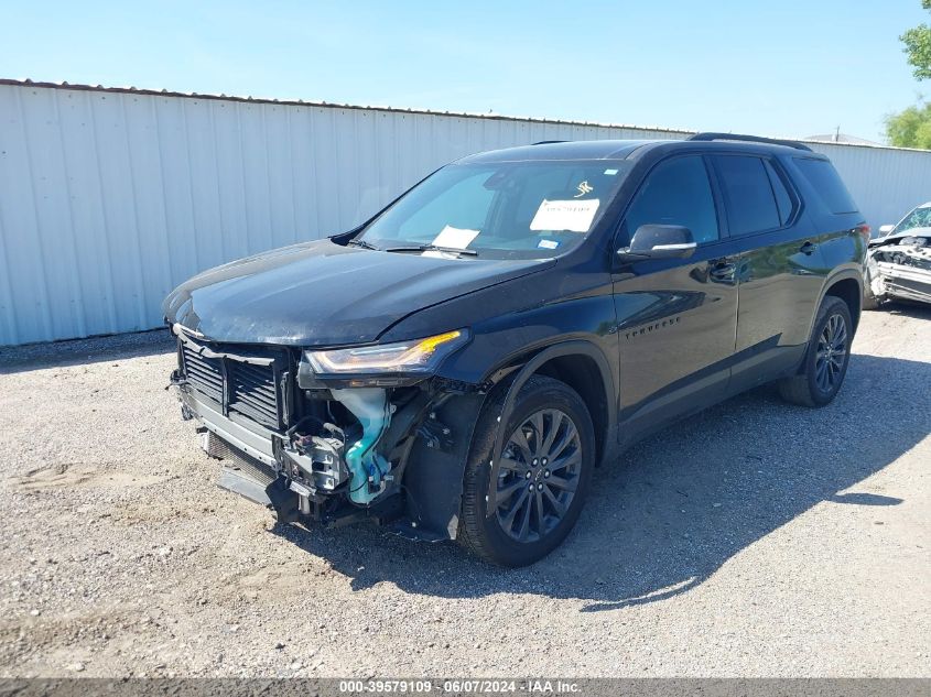 2022 Chevrolet Traverse Fwd Rs VIN: 1GNERJKW1NJ187566 Lot: 39579109