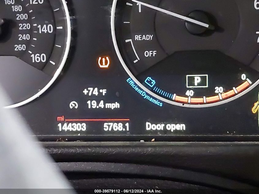 2015 BMW 328I xDrive VIN: WBA3B5G50FNS14890 Lot: 39579112