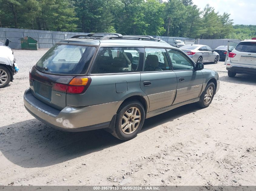 2000 Subaru Outback VIN: 4S3BH665XY7668205 Lot: 39579133