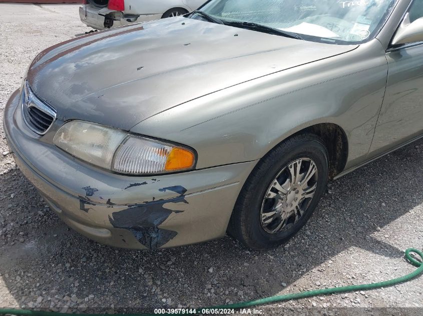 1999 Mazda 626 Es/Lx VIN: 1YVGF22C2X5896048 Lot: 39579144