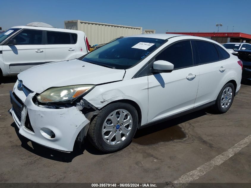 2012 Ford Focus Se VIN: 1FAHP3F2XCL185515 Lot: 39579148