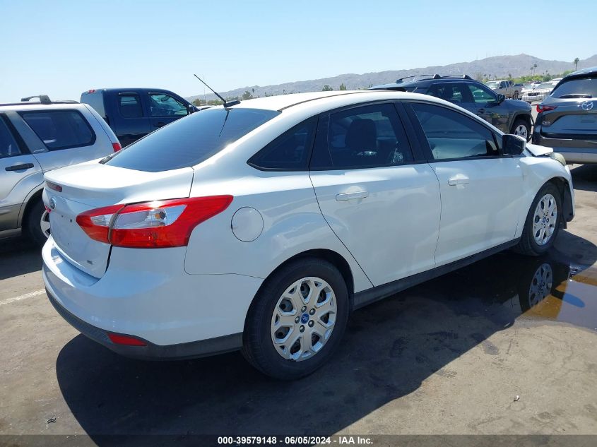 2012 Ford Focus Se VIN: 1FAHP3F2XCL185515 Lot: 39579148