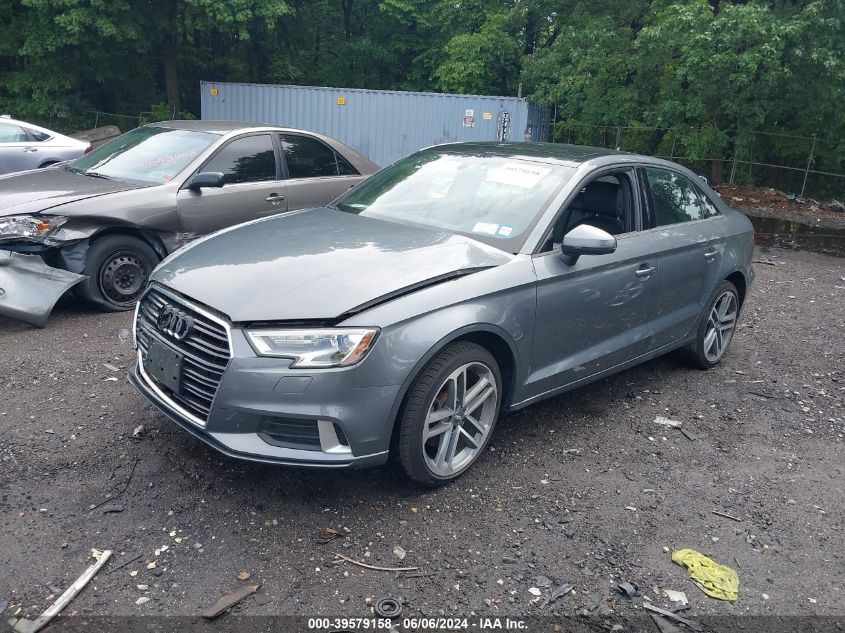 2018 Audi A3 2.0T Premium/2.0T Tech Premium VIN: WAUB8GFF9J1039183 Lot: 39579158