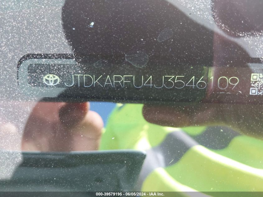 2018 Toyota Prius Four Touring VIN: JTDKARFU4J3546109 Lot: 39579195