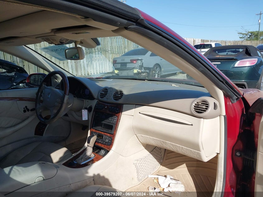 2004 Mercedes-Benz Clk 500 VIN: WDBTK75G94T022670 Lot: 39579207