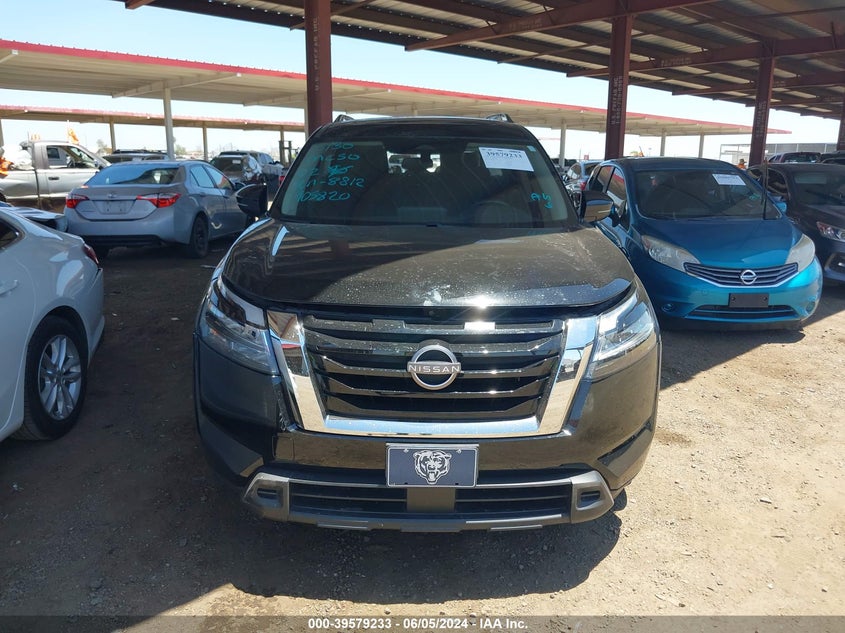 2022 Nissan Pathfinder Sv 4Wd VIN: 5N1DR3BD7NC238812 Lot: 39579233
