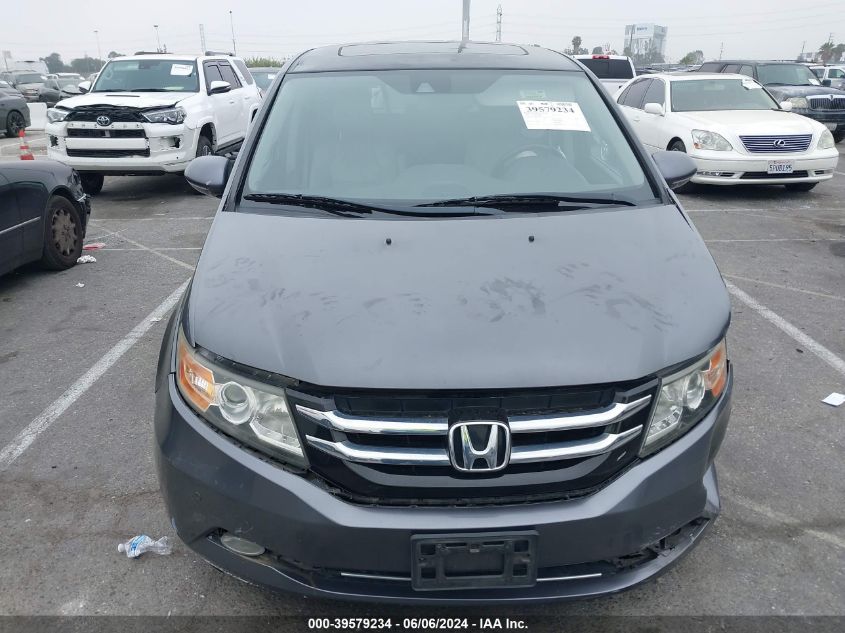 2014 Honda Odyssey Touring/Touring Elite VIN: 5FNRL5H91EB069819 Lot: 39579234