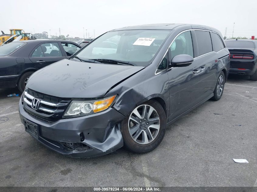 2014 Honda Odyssey Touring/Touring Elite VIN: 5FNRL5H91EB069819 Lot: 39579234