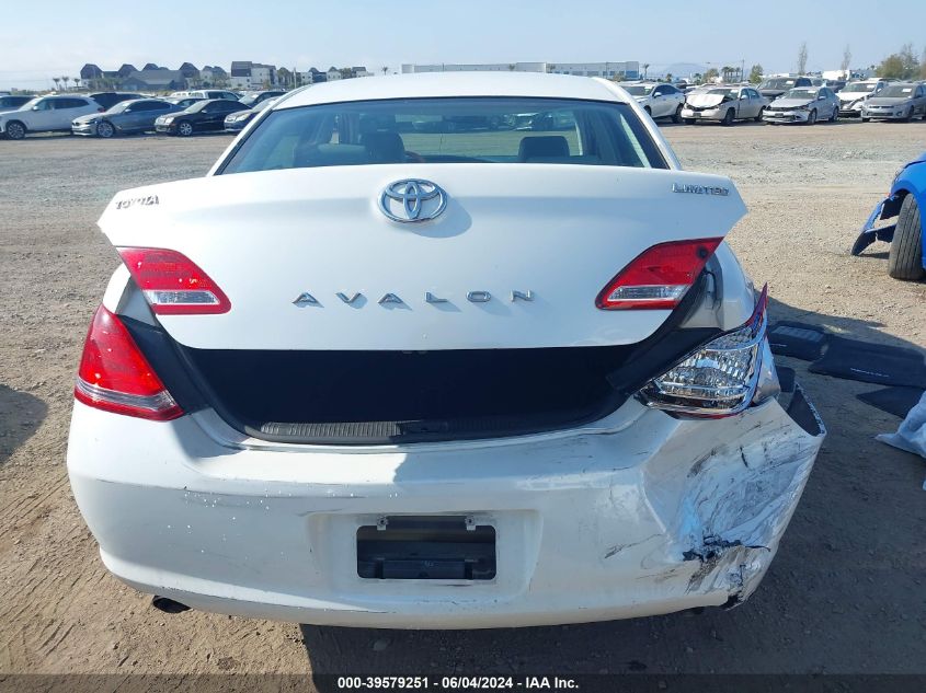 2007 Toyota Avalon Limited VIN: 4T1BK36B07U212120 Lot: 39579251