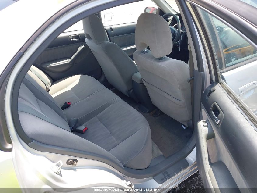 2003 Honda Civic Lx VIN: 2HGES165X3H604181 Lot: 39579264