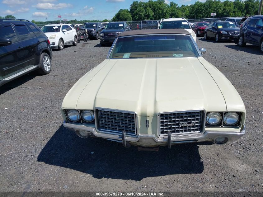 1972 Oldsmobile Cutlass Supreme VIN: 3J67K2M207223 Lot: 39579270