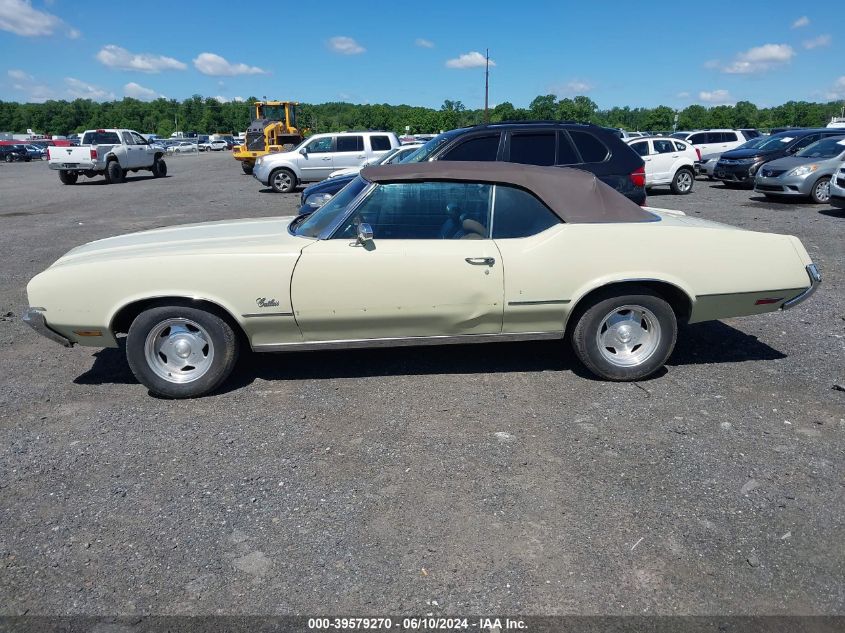 1972 Oldsmobile Cutlass Supreme VIN: 3J67K2M207223 Lot: 39579270